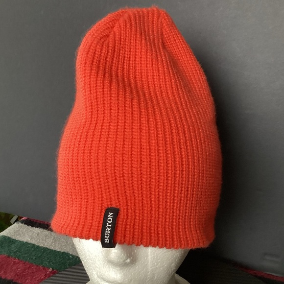 Burton Other - Burton Orange Knit Beanie Hat